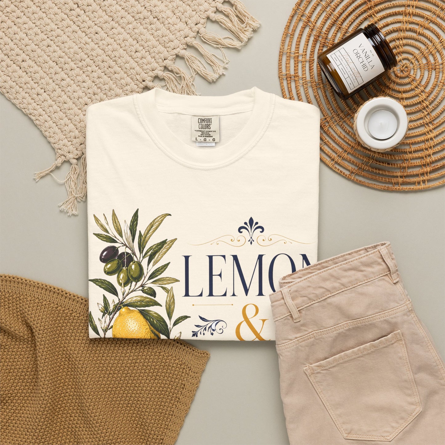 Lemon & Olive – Italian Heritage | Premium Graphic Tee