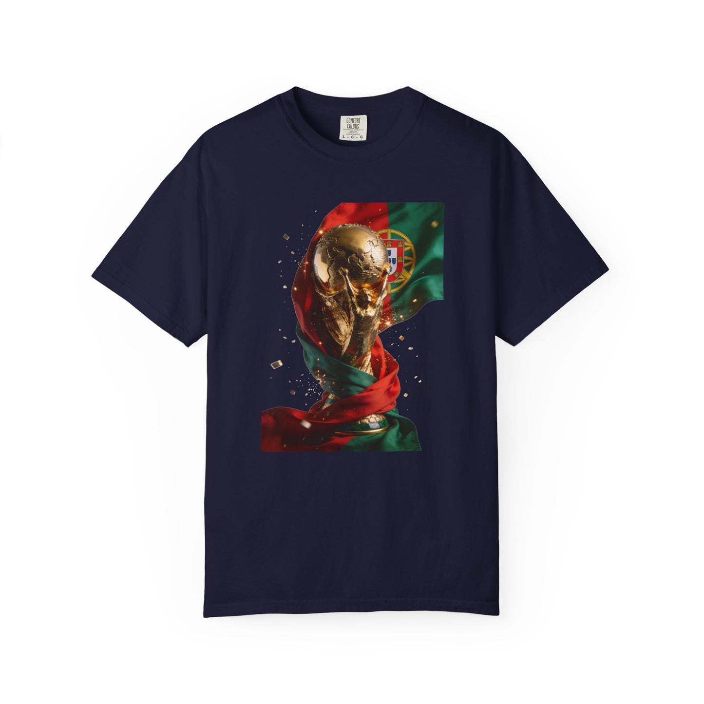 Portugal Football 'Taça de Glória' Wrapped Trophy Emblem | Premium Graphic Tee