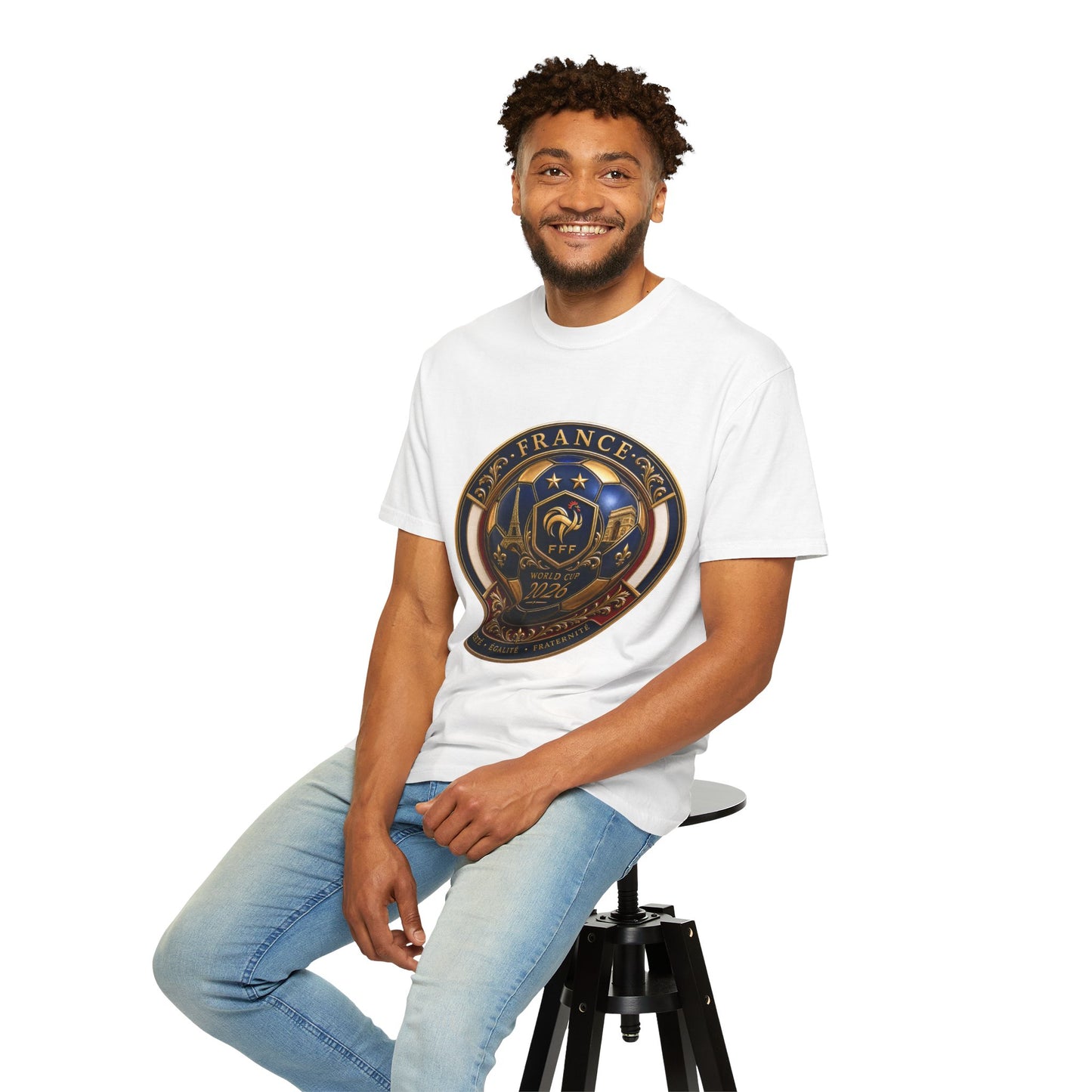 France Football World Cup 2026 Sovereign Shield Medallion | Premium Graphic Tee