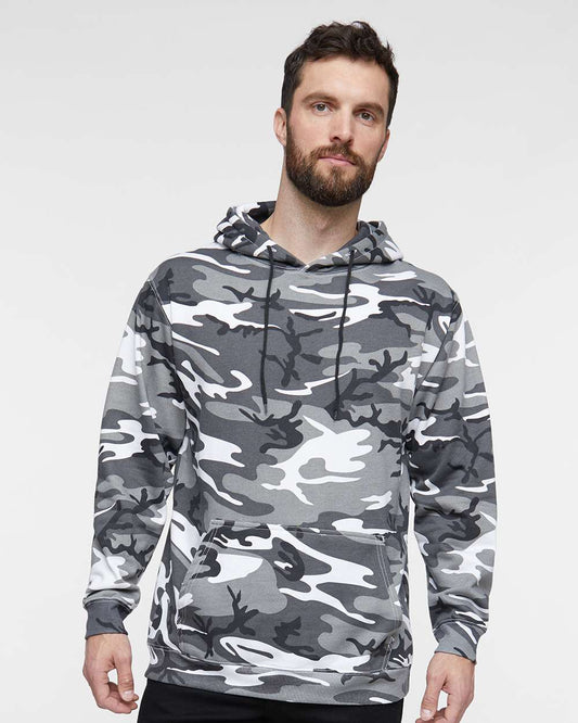 Unisex Camo Fleece Hoodie Sweatshirt