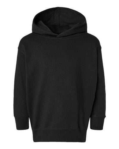 RABBIT SKINS Toddler Fleece Long Sleeve Pullover Hoodie , , Heather/Black, 5/6
