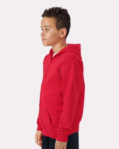 Youth Heavy BlendÂ™ Full-Zip Hooded Sweatshirt