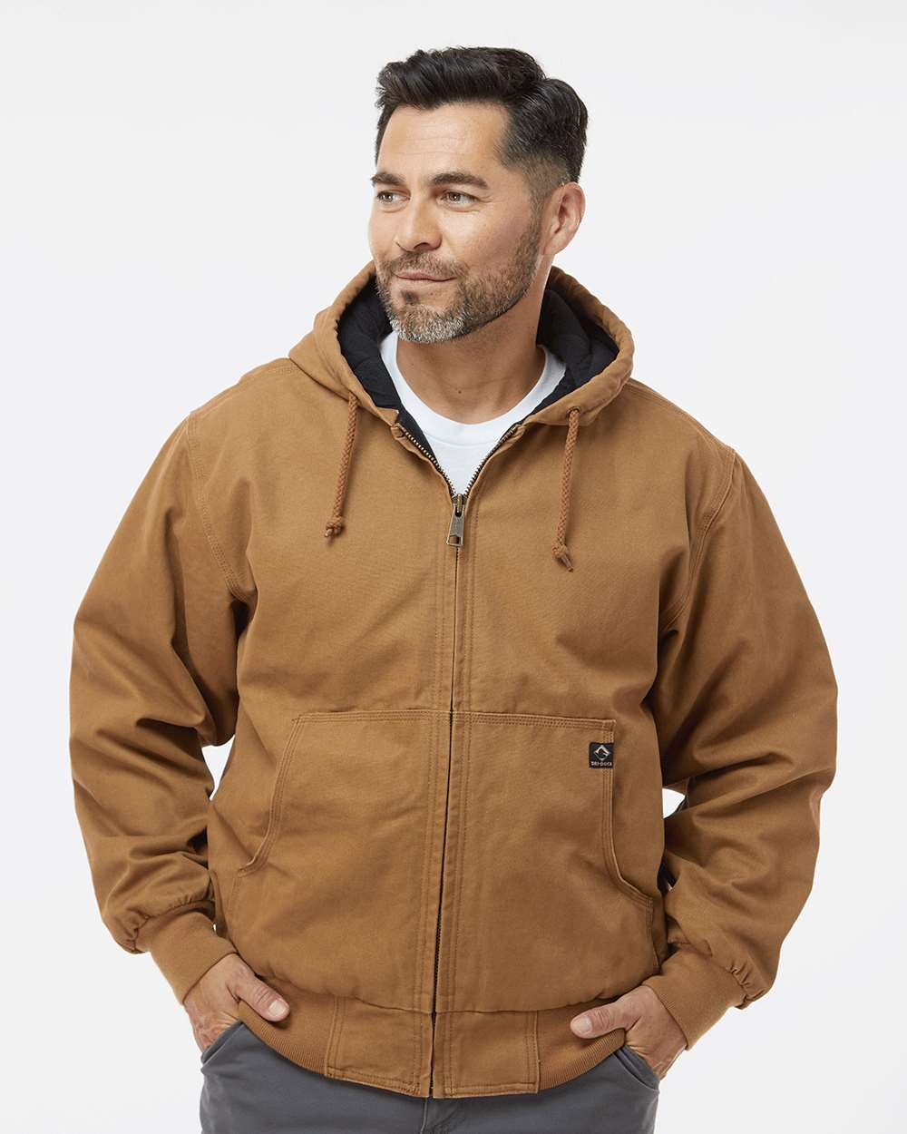 Men's Tall Cheyenne Boulder ClothÂ™ Hooded Jacket with Tricot Quilt Lining