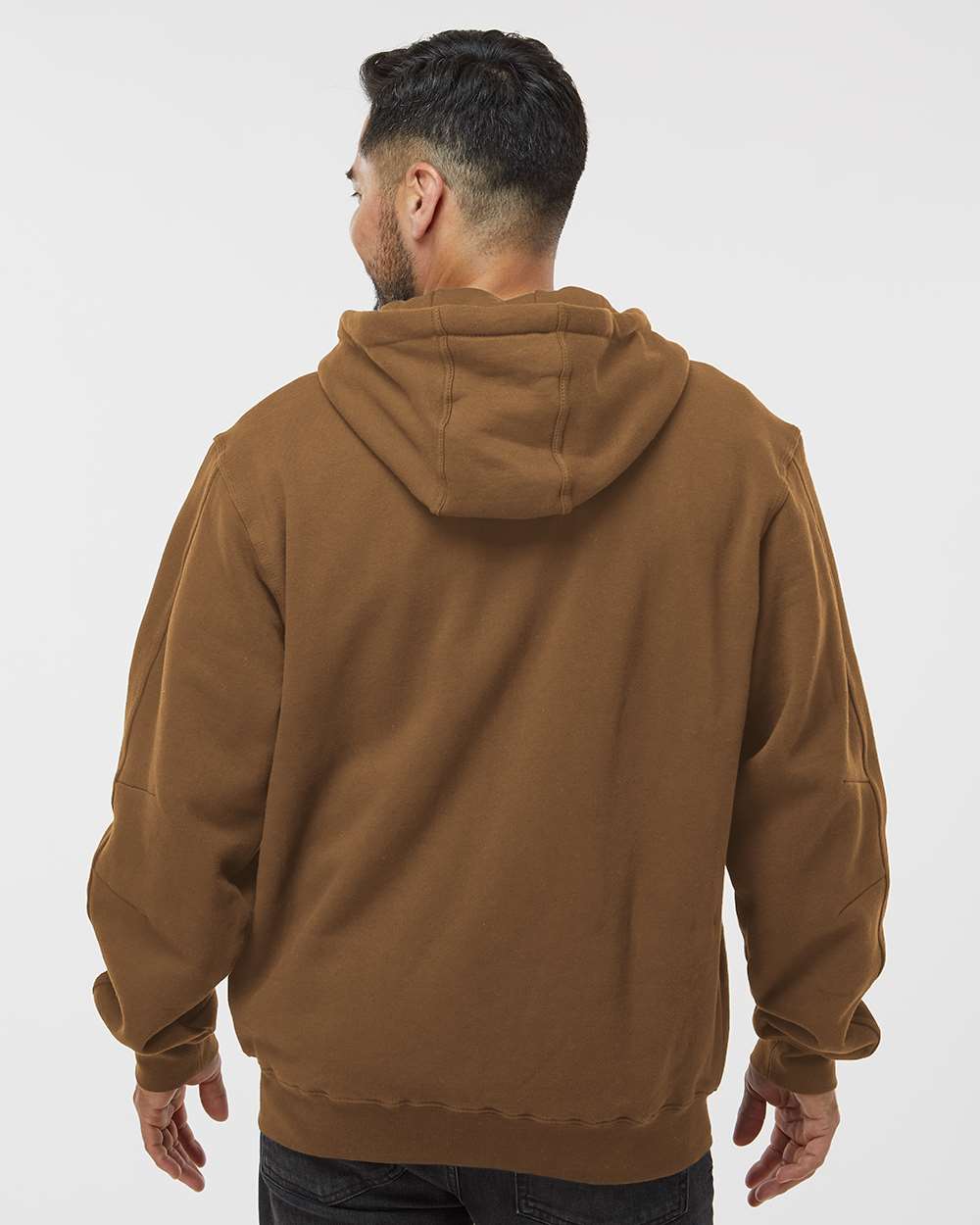 Men's Tall Crossfire Heavyweight Power Fleece Hooded Jacket with Thermal Lining