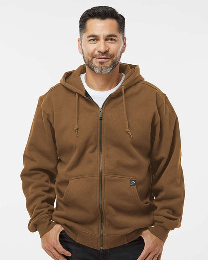 Men's Tall Crossfire Heavyweight Power Fleece Hooded Jacket with Thermal Lining