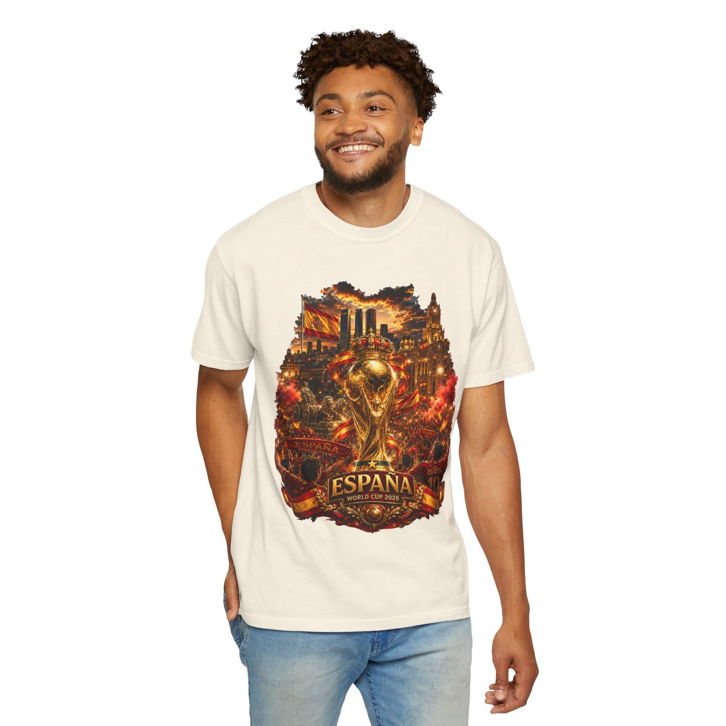 Spain Football World Cup 2026 'Triunfo de Cibeles' Ultimate Fan Celebration | Premium Graphic Tee