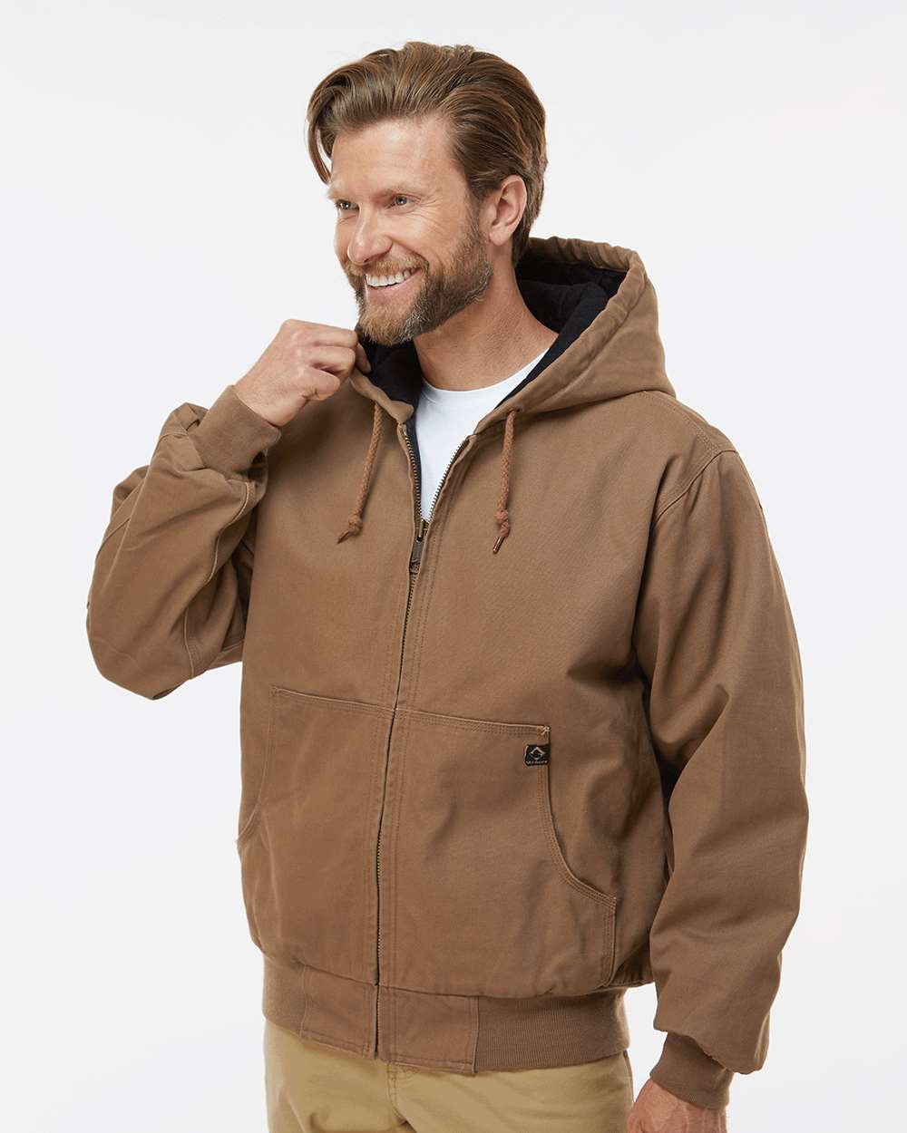 Men's Cheyenne Boulder ClothÂ™ Hooded Jacket with Tricot Quilt Lining