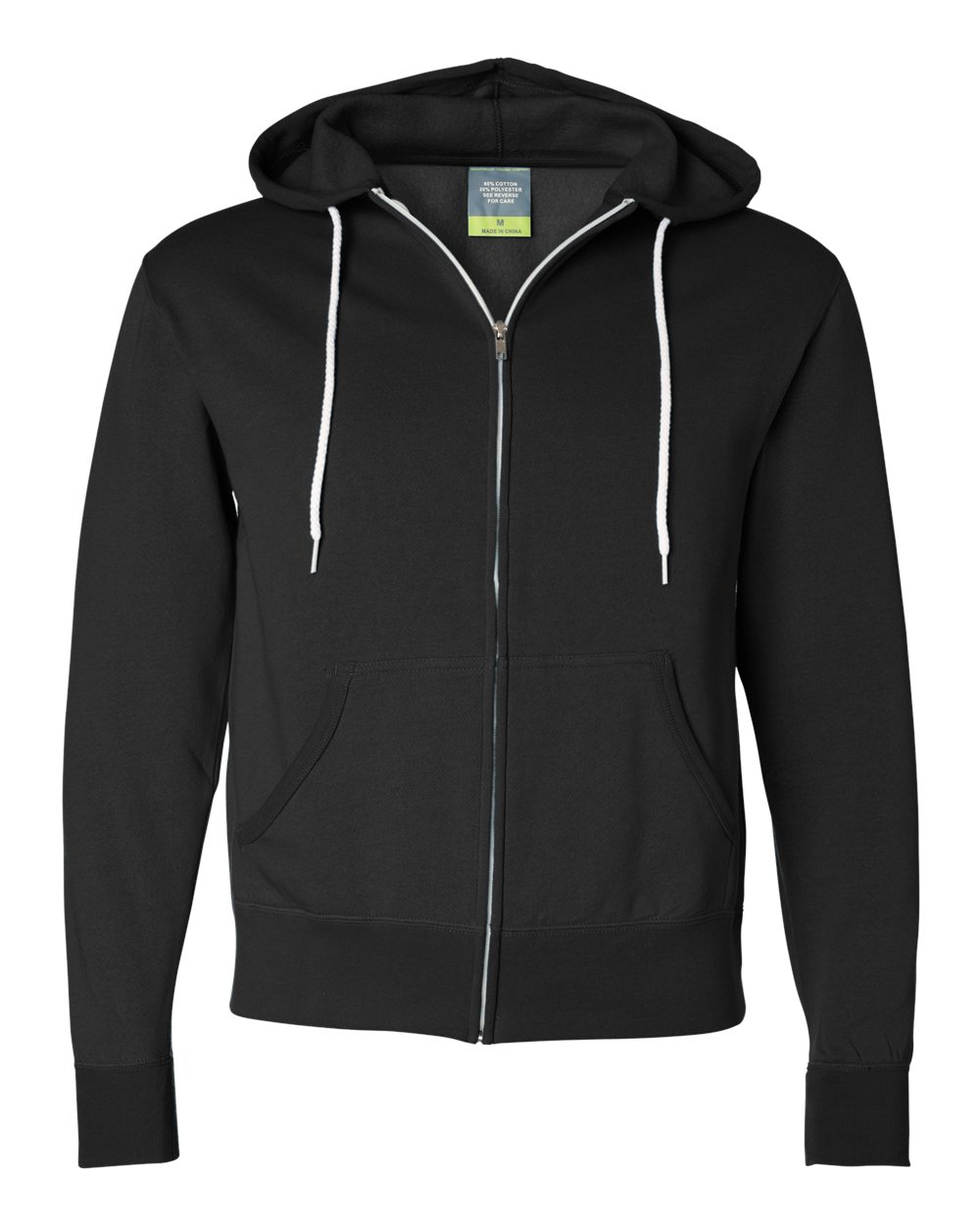 Independent Trading Co. AFX90UNZ Lightweight Full-Zip Hooded Sweatshirt