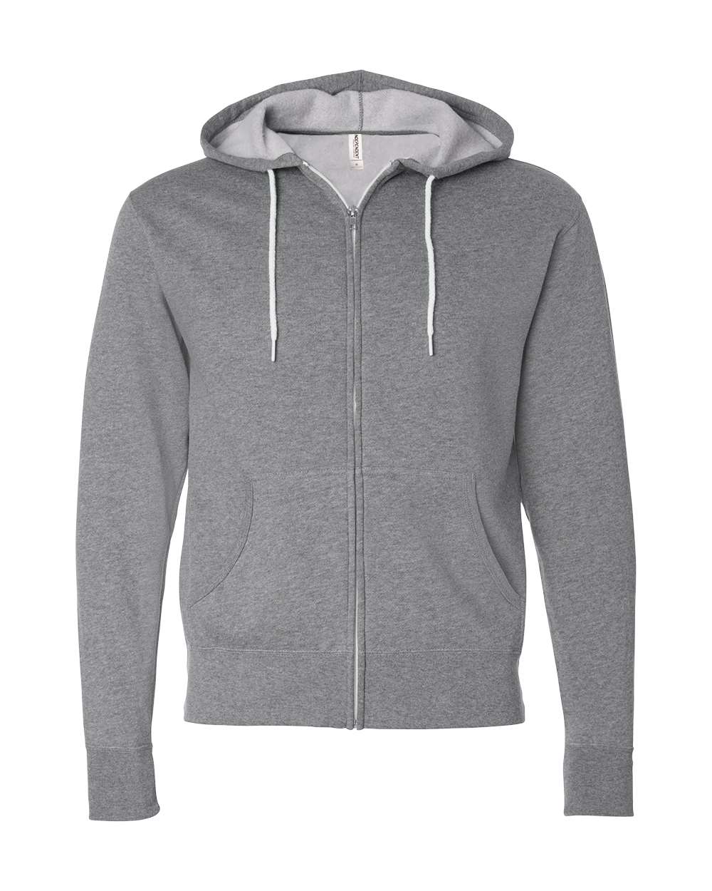 Independent Trading Co. AFX90UNZ Lightweight Full-Zip Hooded Sweatshirt