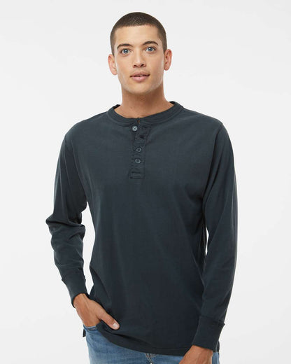 Men's Vintage Brushed Jersey Henley