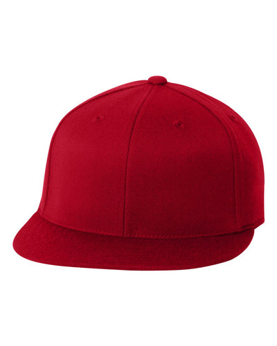Flexfit Original Brown Flatbill S/M 6 7/8â€-7 1/4â€ Premium Fitted 210 Hat Cap Flex Fit Flat Bill