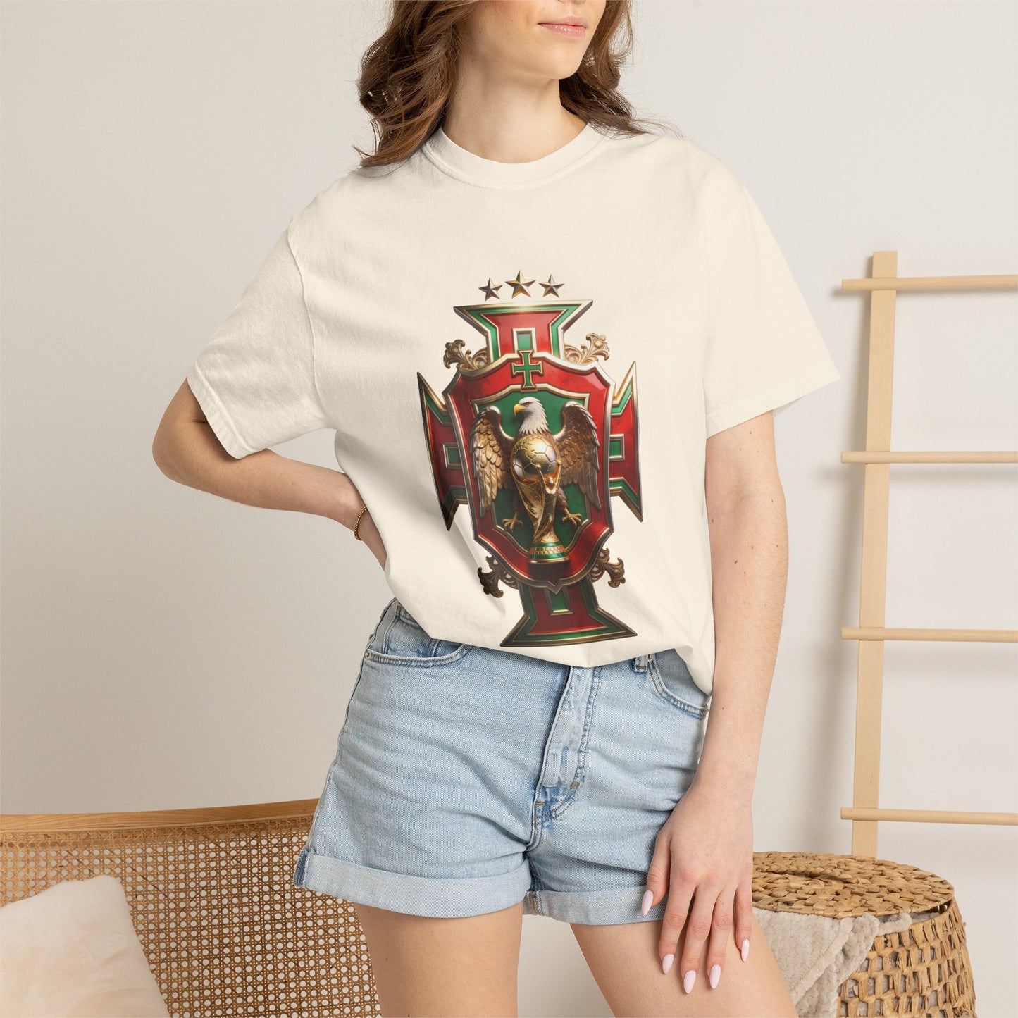 Portugal Football 'Brasão Real' Order of Christ Shield | Premium Graphic Tee