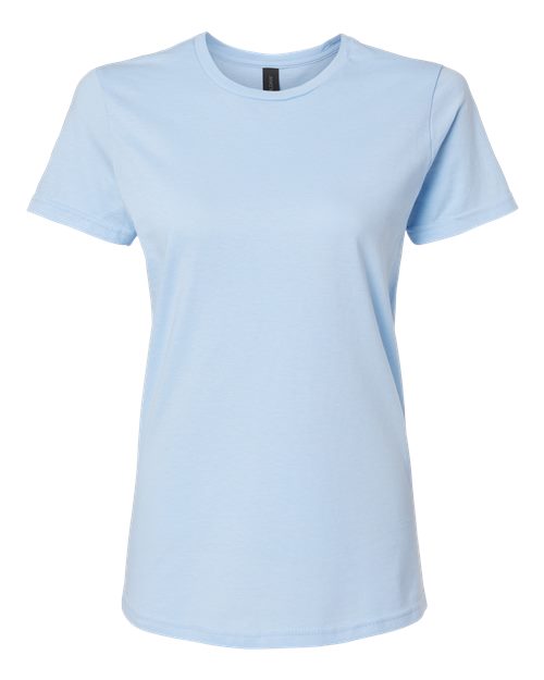Gildan Women's 64000L Softstyle Cotton T-Shirt, 2-Pack SML-Azalea-LightBlue