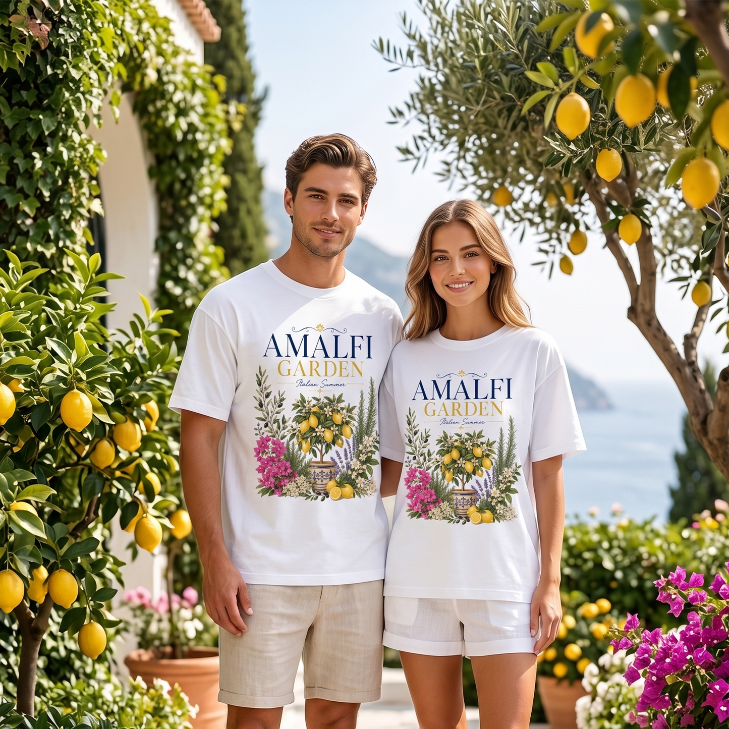 Amalfi Garden – Italian Summer | Premium Graphic Tee