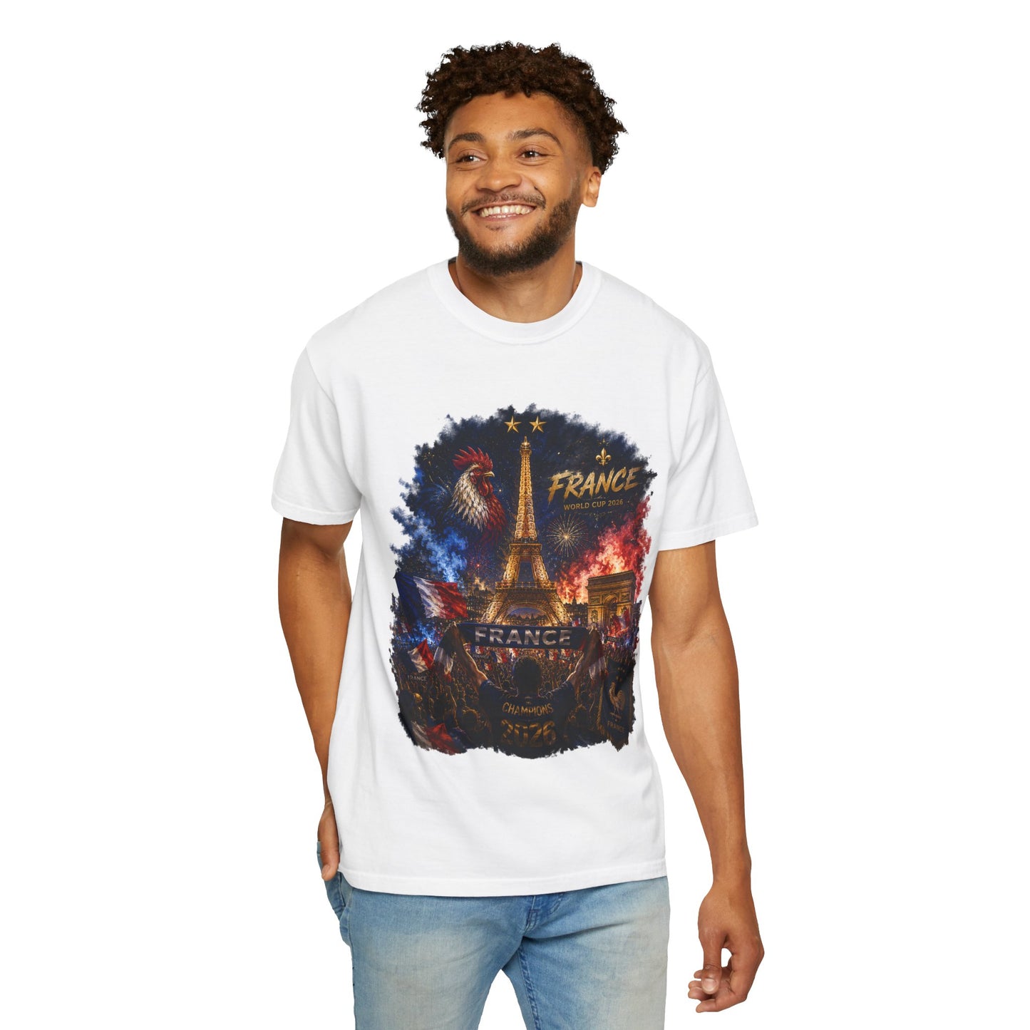 France World Cup 2026 Paris Midnight Celebration | Premium Graphic Tee