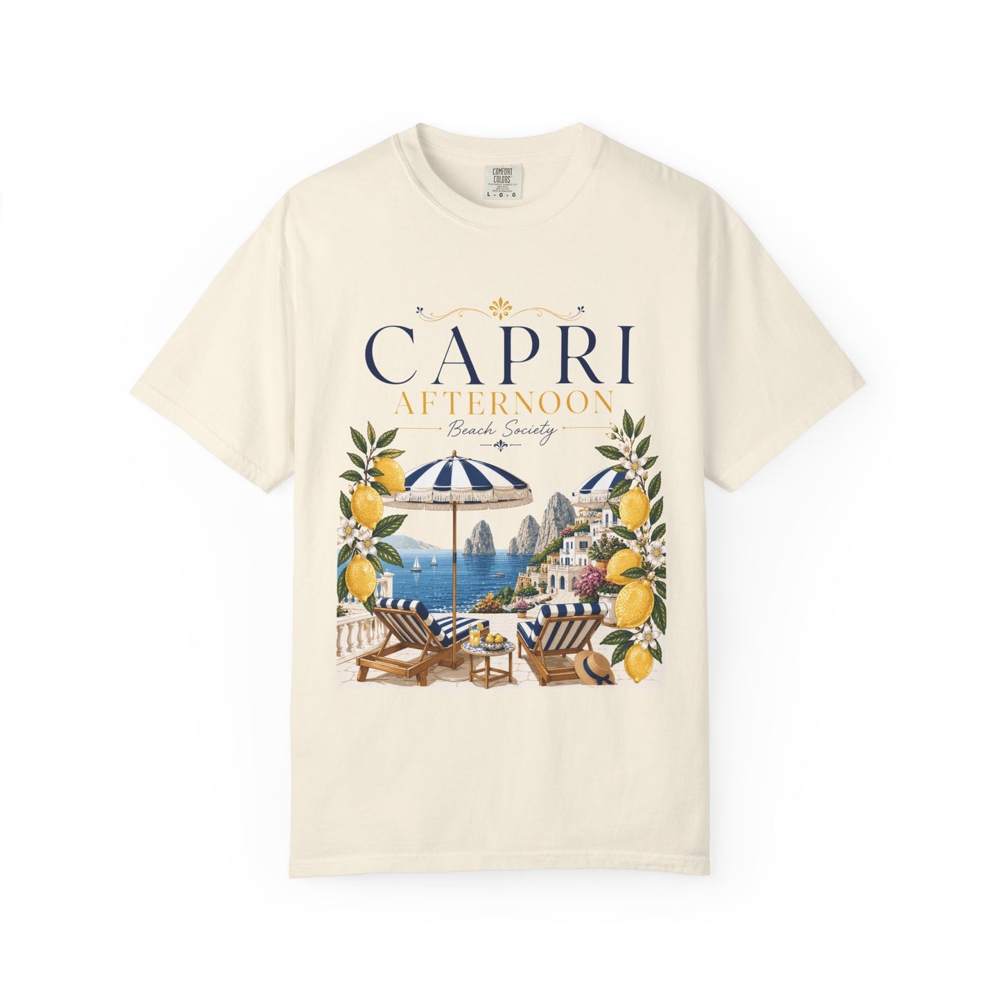 Capri Afternoon – Beach Society | Premium Graphic Tee