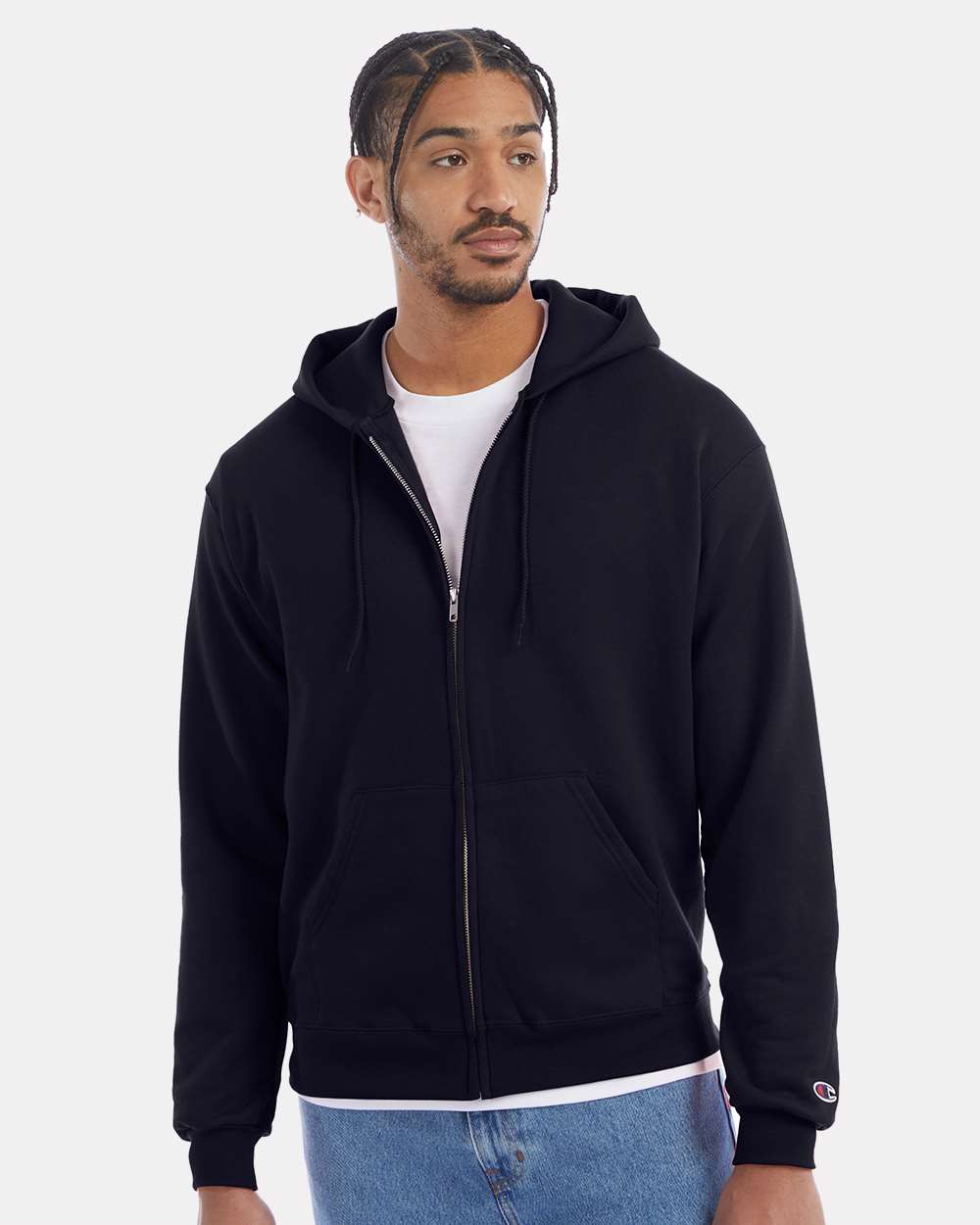Unisex PowerblendÂ® Full-Zip Hooded Sweatshirt