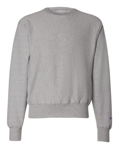 Champion 12 oz. 82/18 Reverse Weave Crew, Oxford Gray, L
