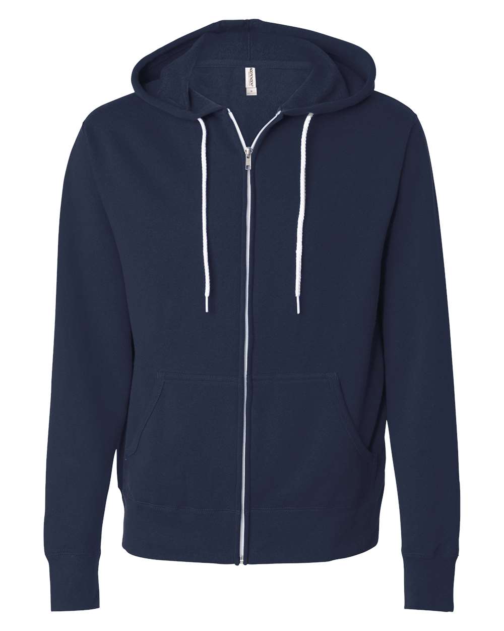 Independent Trading Co. AFX90UNZ Lightweight Full-Zip Hooded Sweatshirt