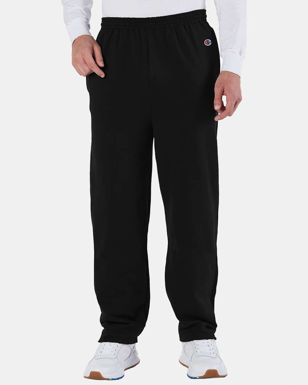 Men's PowerblendÂ® Open-Bottom Sweatpants with Pockets