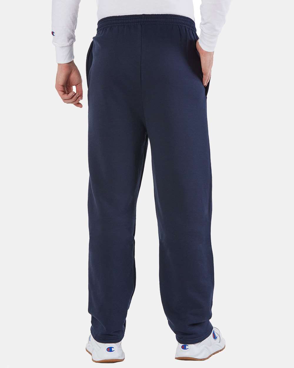 Men's PowerblendÂ® Open-Bottom Sweatpants with Pockets