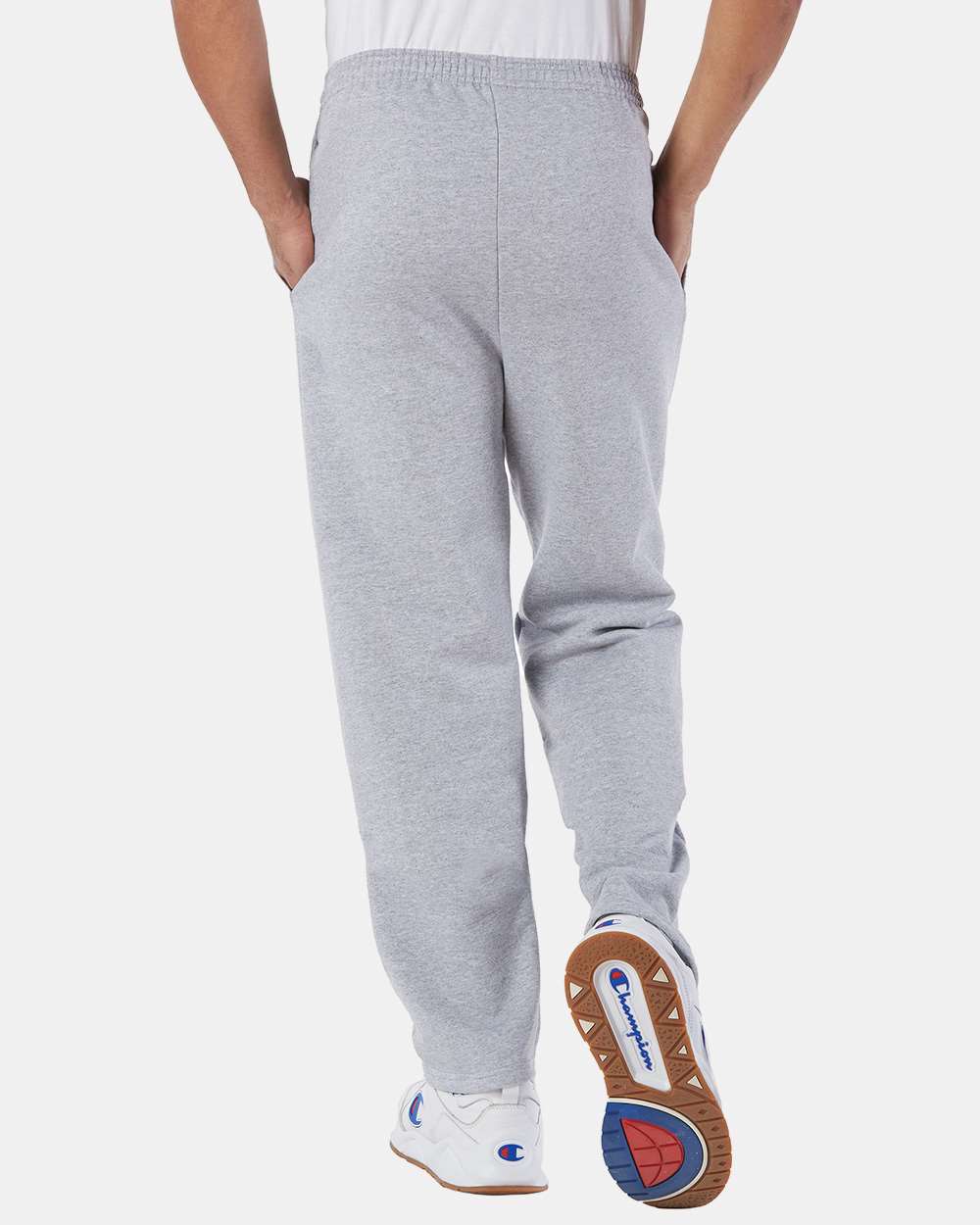 Men's PowerblendÂ® Open-Bottom Sweatpants with Pockets