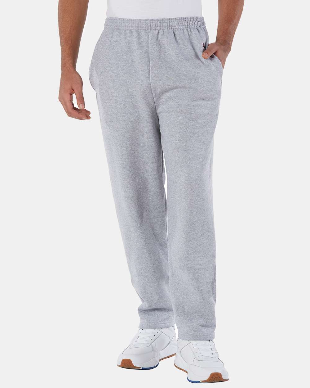 Men's PowerblendÂ® Open-Bottom Sweatpants with Pockets