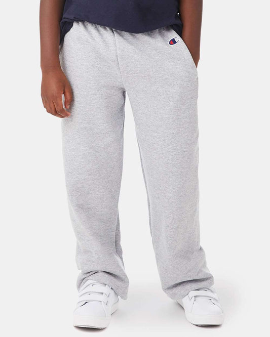 Youth PowerblendÂ® Open-Bottom Sweatpants with Pockets