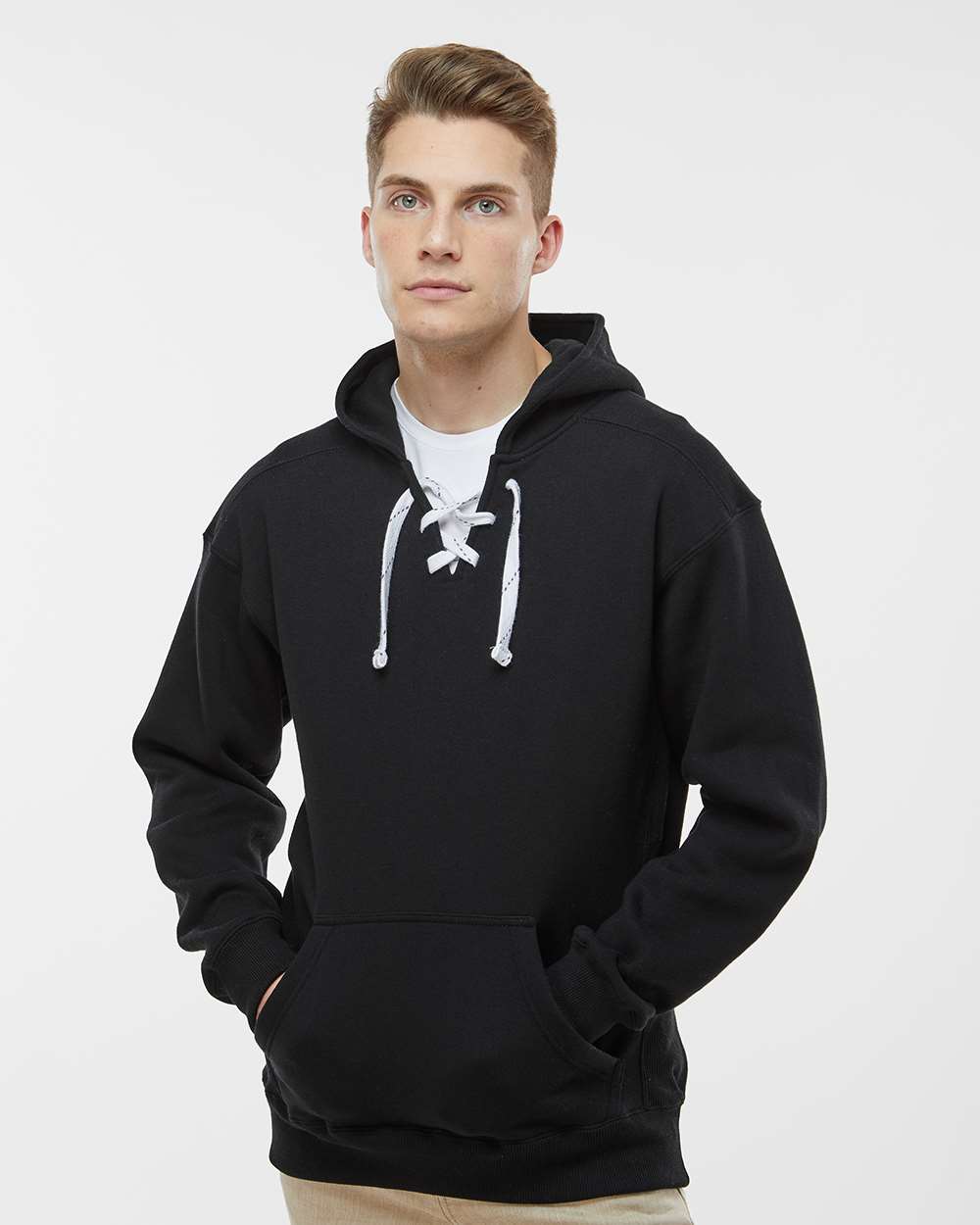 Men's Sport Lace Hooded Sweatshirt