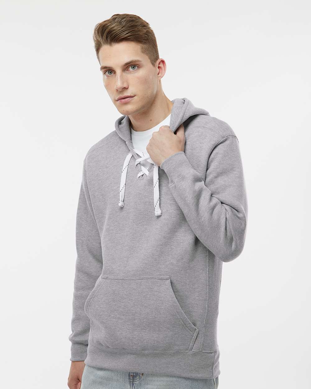 Men's Sport Lace Hooded Sweatshirt