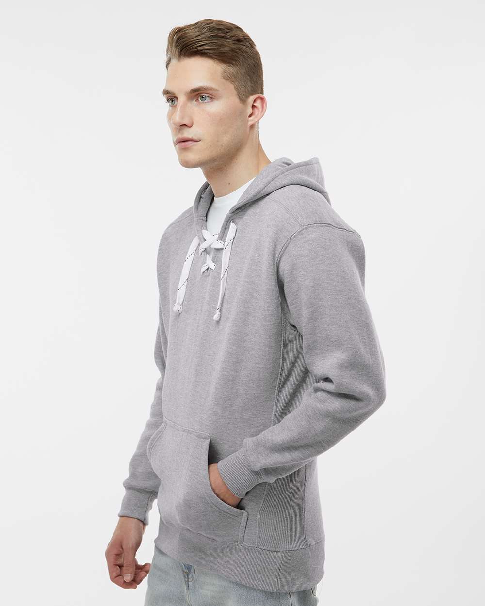 Men's Sport Lace Hooded Sweatshirt