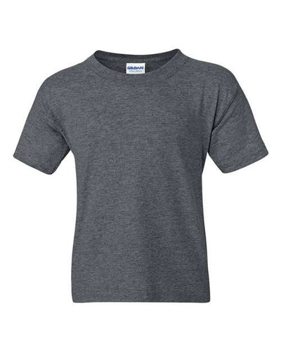 Gildan Kids' Big DryBlend Youth T-Shirt, XL-DarkHeather-Navy