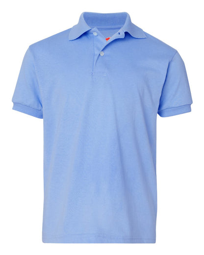 Hanes 054Y Youth Ecosmart Jersey Polo