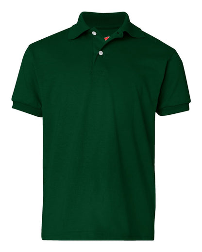 Hanes 054Y Youth Ecosmart Jersey Polo