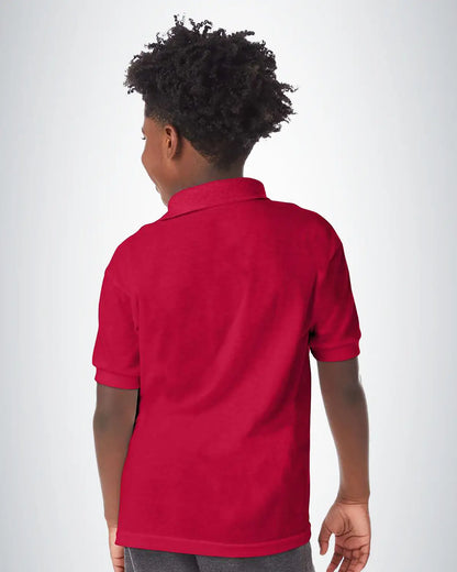 Hanes 054Y Youth Ecosmart Jersey Polo