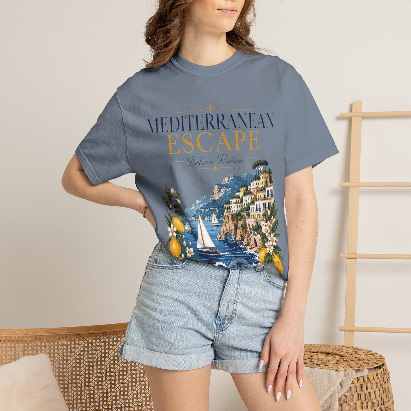 Mediterranean Escape – Italian Riviera | Premium Summer Tee