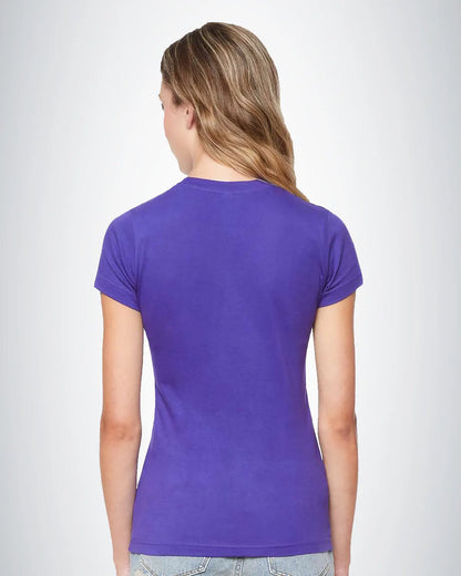 LAT 3616 Women Fitted Fine Jersey Tee