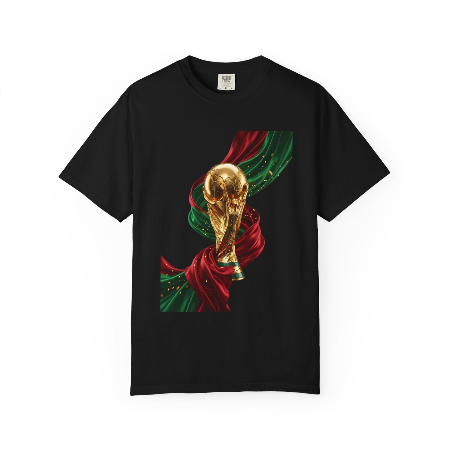 Portugal Football 'Onda de Glória' Dynamic Ribbon Trophy | Premium Graphic Tee