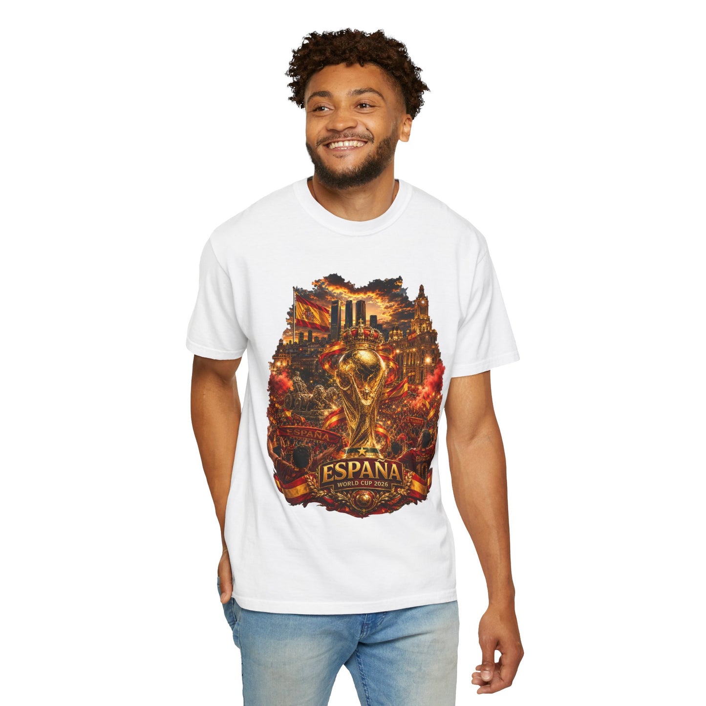 Spain Football World Cup 2026 'Triunfo de Cibeles' Ultimate Fan Celebration | Premium Graphic Tee