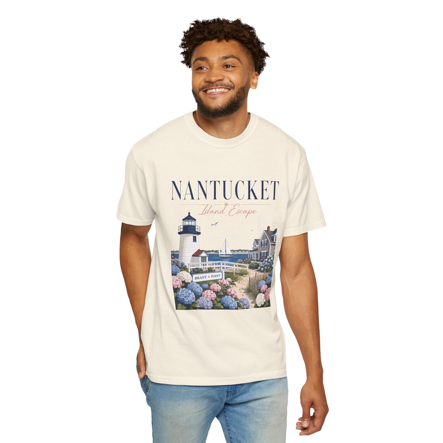 Nantucket Island Escape – Brant Point | Premium Summer Tee