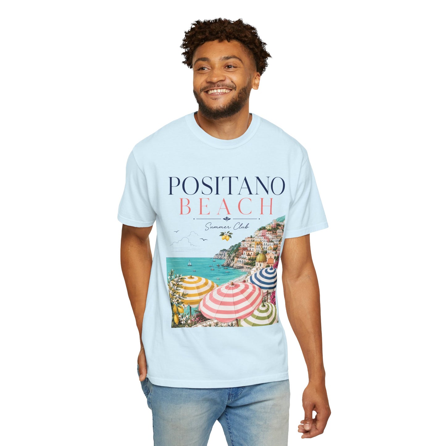 Positano Beach – Summer Club | Premium Vintage Tee