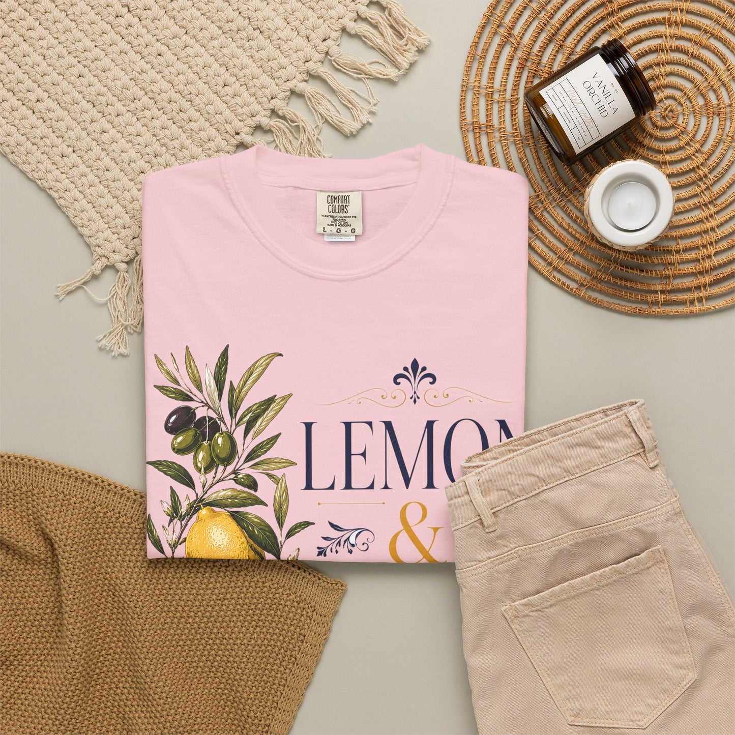 Lemon & Olive – Italian Heritage | Premium Graphic Tee