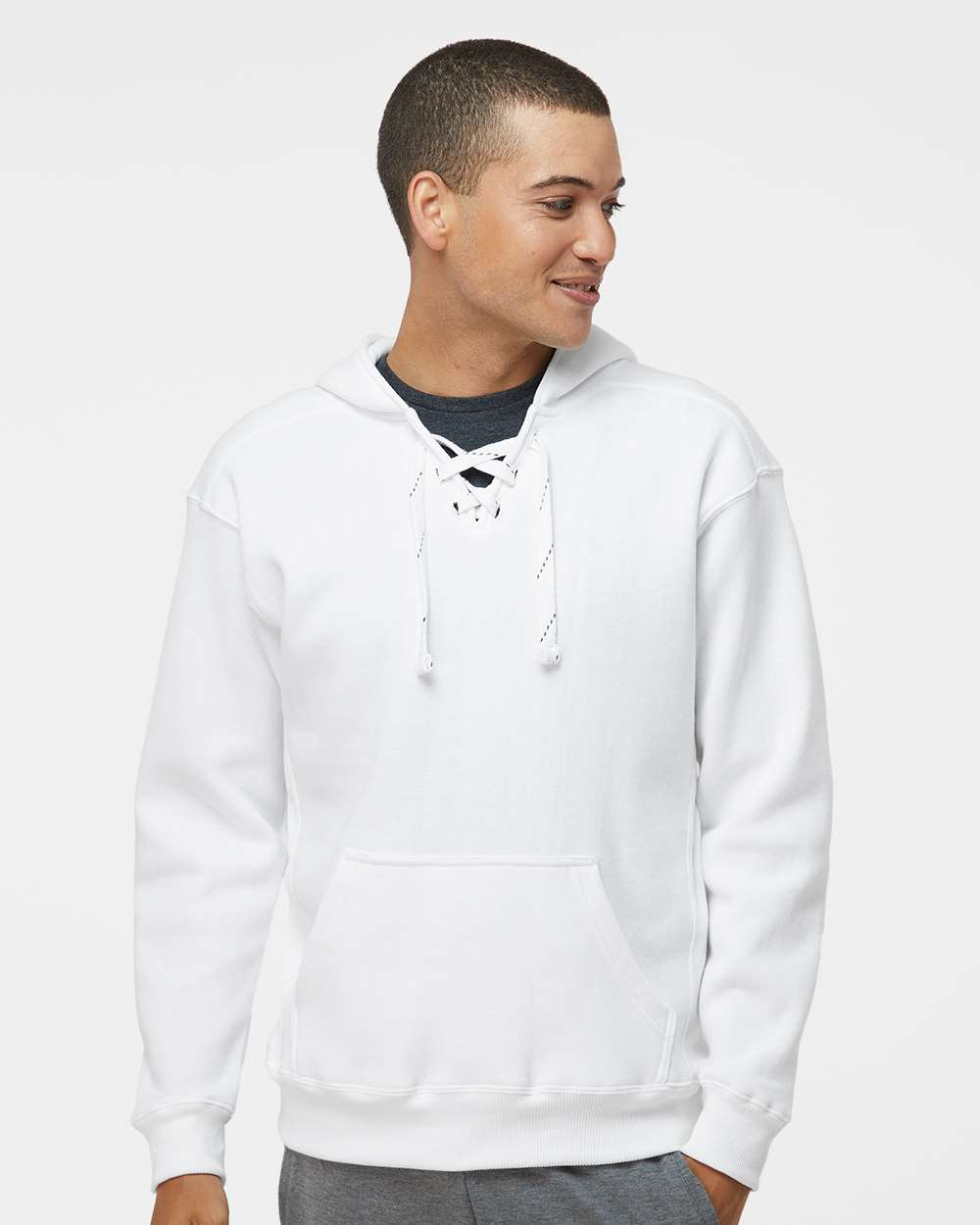 Men's Sport Lace Hooded Sweatshirt