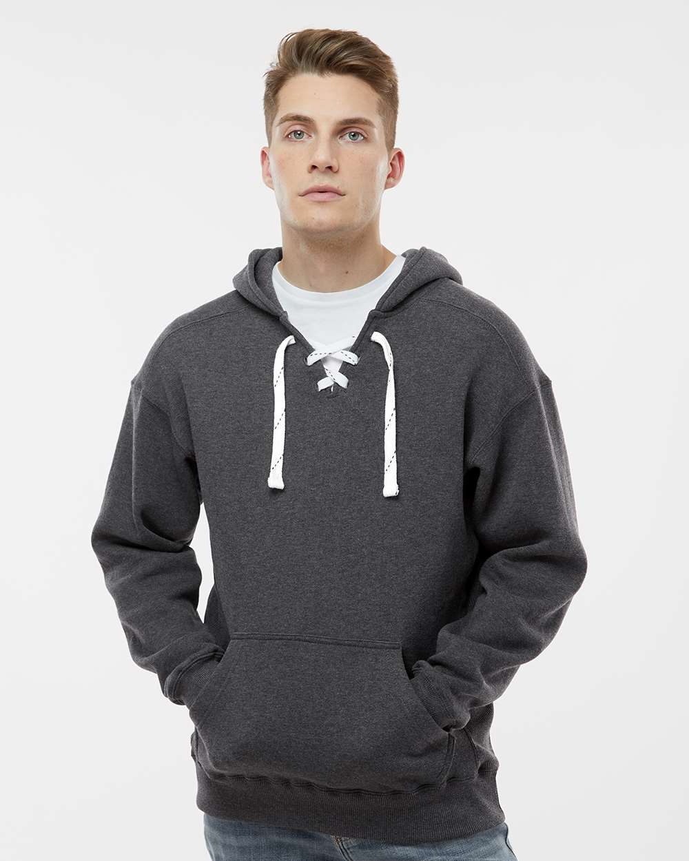 Men's Sport Lace Hooded Sweatshirt