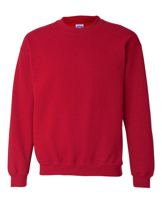 Gildan Mens Fleece Heavy Blend Crewneck, Sweatshirt, (G1800)., Antique Cherry Red, X-Large