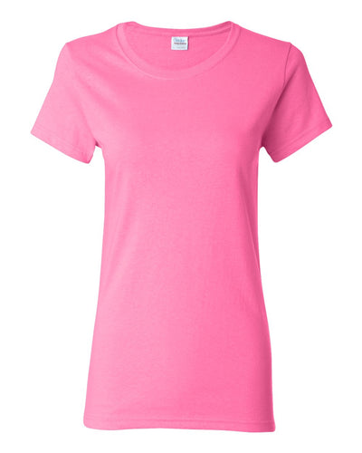 Gildan womens Heavy Cotton Adult T-shirt, 2-pack T Shirt, Azalea, XX-Large US