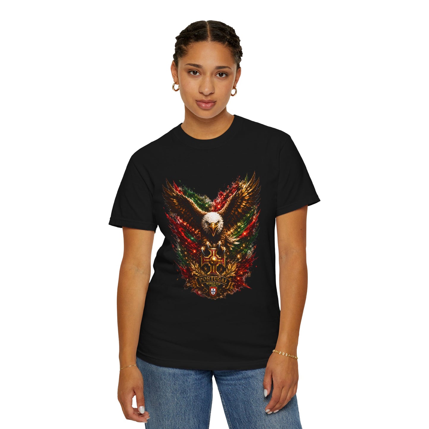 Portugal Football World Cup 2026 'Águia de Portugal' Sovereign Crest – Imperial Glory | Premium Summer Tee