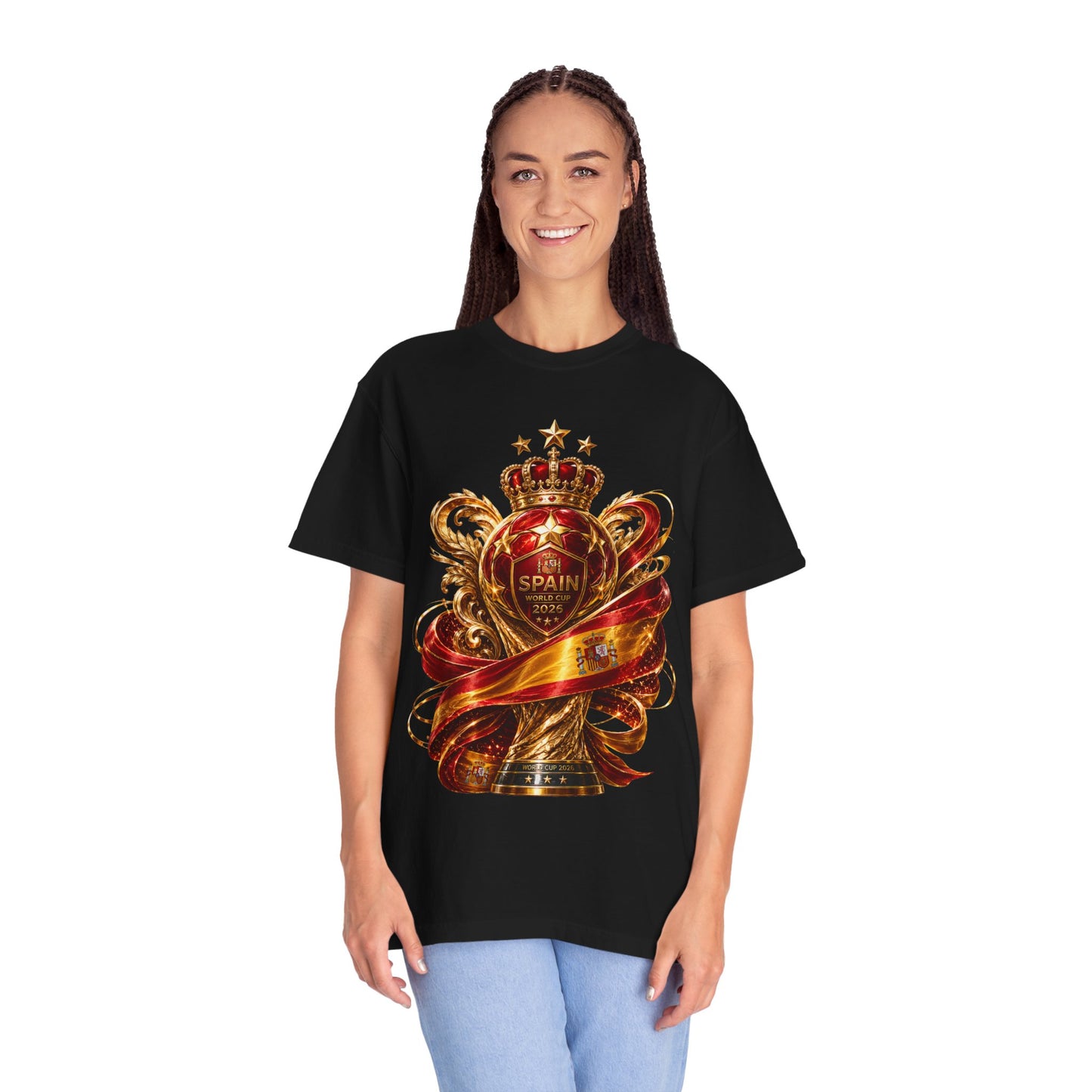 Spain Football World Cup 2026 'Crowned Glory' Imperial Trophy | Premium Graphic Tee