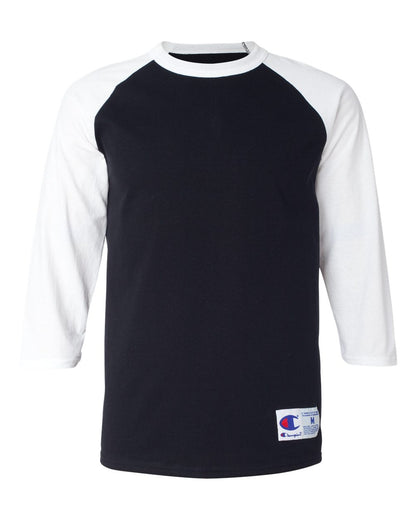 Champion T137 Three-Quarter Raglan Sleeve Baseball T-Shirt