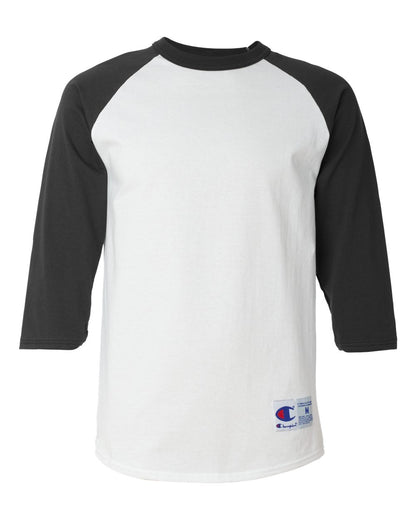 Champion T137 Three-Quarter Raglan Sleeve Baseball T-Shirt